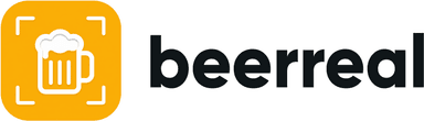 beerreal logo on paper